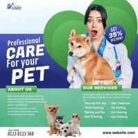 Pet Clinic Ad Publicación de Instagram template