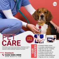 Pet clinic instagram Post template