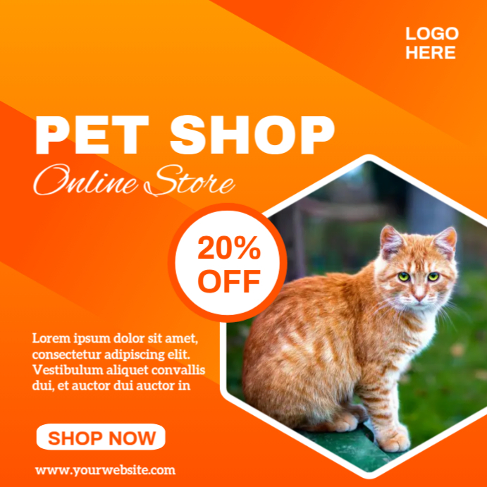 Pet Instagram Post template