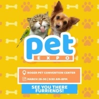 Pet Expo Instagram Post template