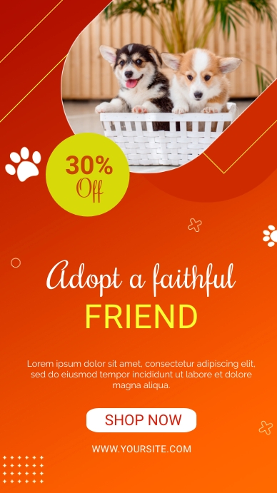 PET FLAYER TEMPLATE Instagram Story