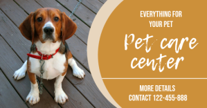 Pet flyers Facebook Ad template