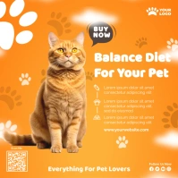 PET FOOD POSTER DESIGN template