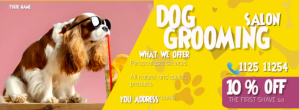 pet grooming (1) Facebook-coverfoto template