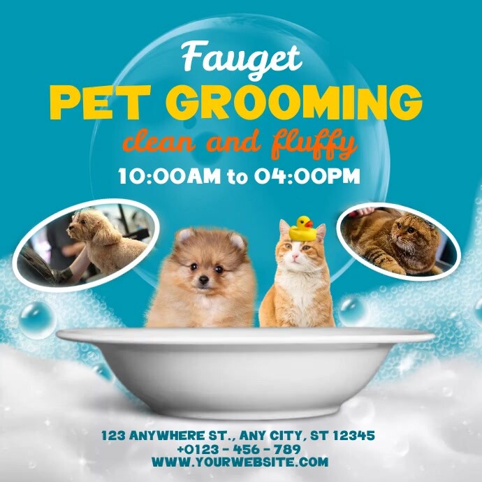 Stunning Animal Grooming Company Sponsorship image