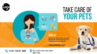 Pet Health Care Service Ad Publicación de Twitter template