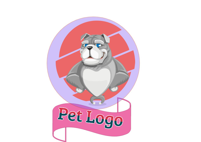 Pet Logo A4 template