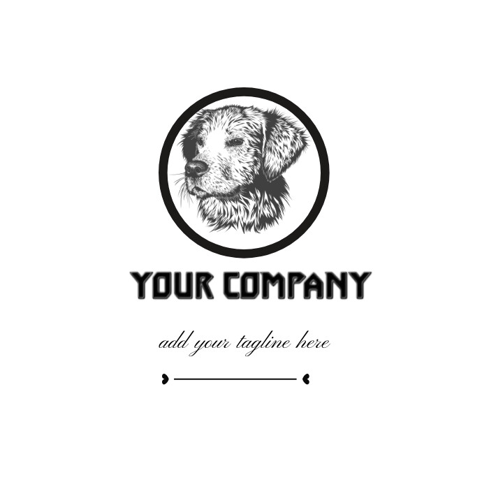 Pet Logo template