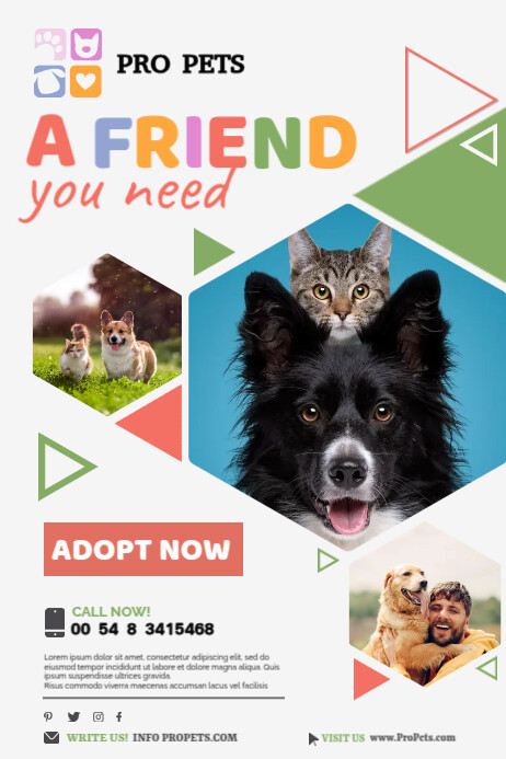 Pet Poster Template | PosterMyWall