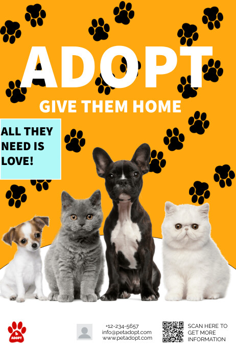 PET POSTER TEMPLATE.E | PosterMyWall