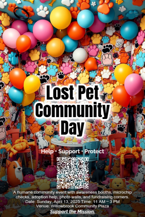 Pet Rescue Awareness Day Poster Template | PosterMyWall