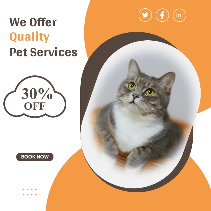 Pet Services Template Instagram Post