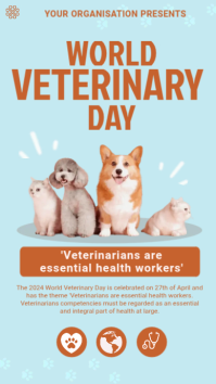 Pet shop,pet store, veterinary Instagram-Story template