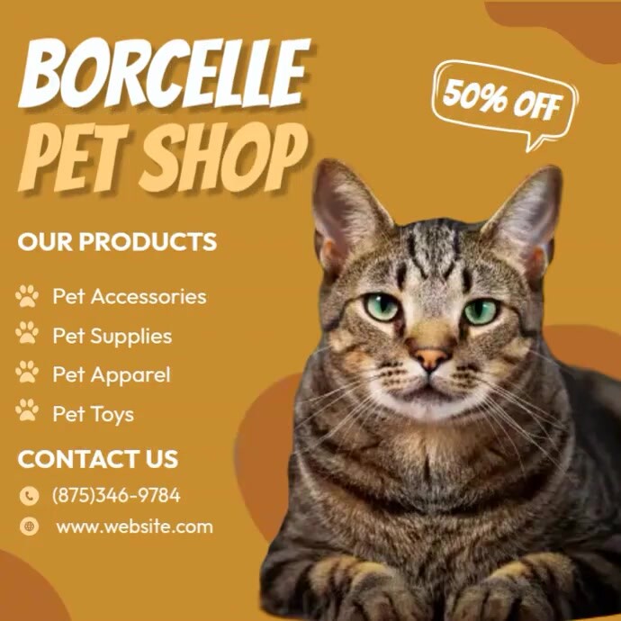 Pet Shop Ads Template PosterMyWall