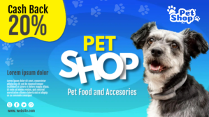 Pet Shop Cover template