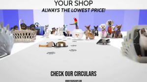 PET SHOP Ecrã digital (16:9) template