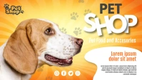 Pet Shop Facebook Cover Video (16:9) template