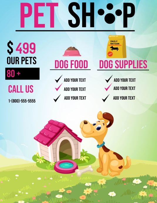 Pet Shop Flyer Template PosterMyWall pet-shop-flyer-template-postermywall