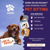 PET SITTING Message Instagram template