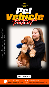 Pet Vehicle Treatment Instagram Story template