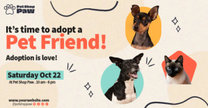 Pete Friends Ads Facebook Shared Image template