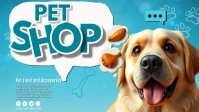Petshop Blue Cover Video template