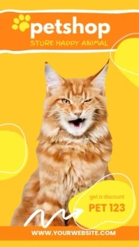 petshop template Instagram Reel