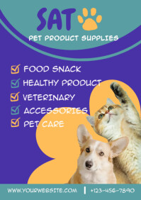 petshop template A4