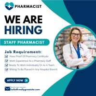 PHARMACIST HIRING Message Instagram template