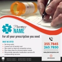 Pharmacy Advertisement Instagram Video Square (1:1) template