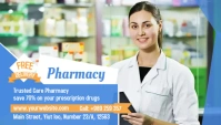 Pharmacy Card Business Visitekaartje template