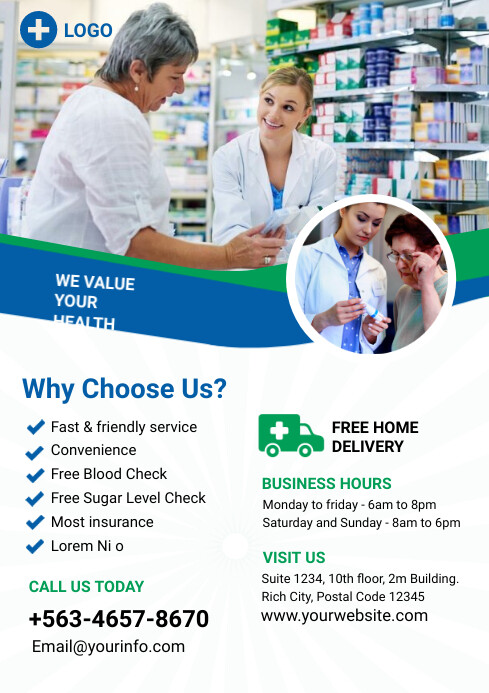 pharmacy Template | PosterMyWall