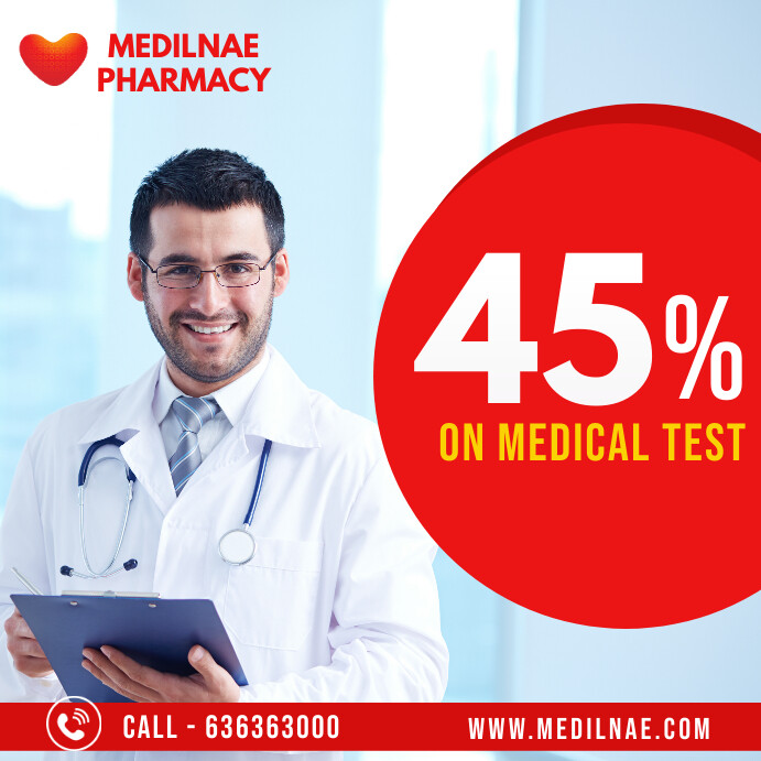 Copy of pharmacy medical test ad template | PosterMyWall