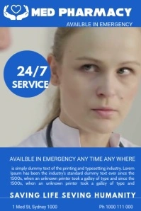 Pharmacy Video Template Плакат