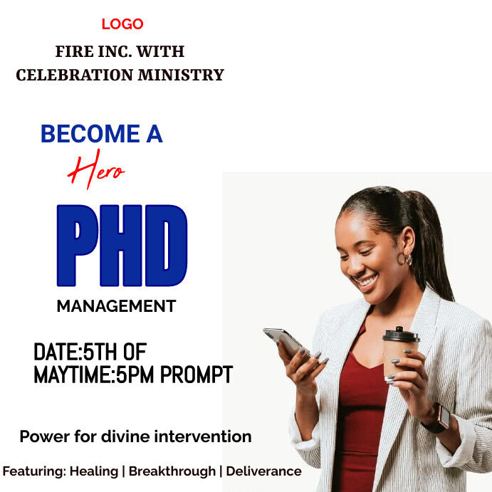 PHD FLYER, Template | PosterMyWall