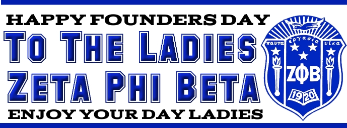 Zeta phi beta sorority founders day Cover na Larawan ng Facebook template