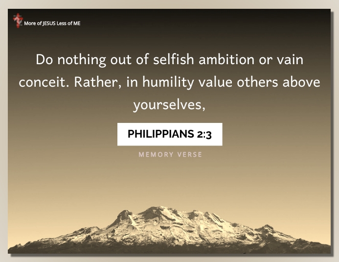 Philippians 2:3 Ulotka (US Letter) template