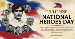 Philippine National Heroes Day Immagine condivisa di Facebook template