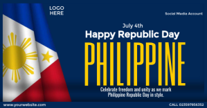 Philippine Republic Day Facebook Shared Image template