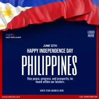 Philippines Independence Day design template Instagram Post