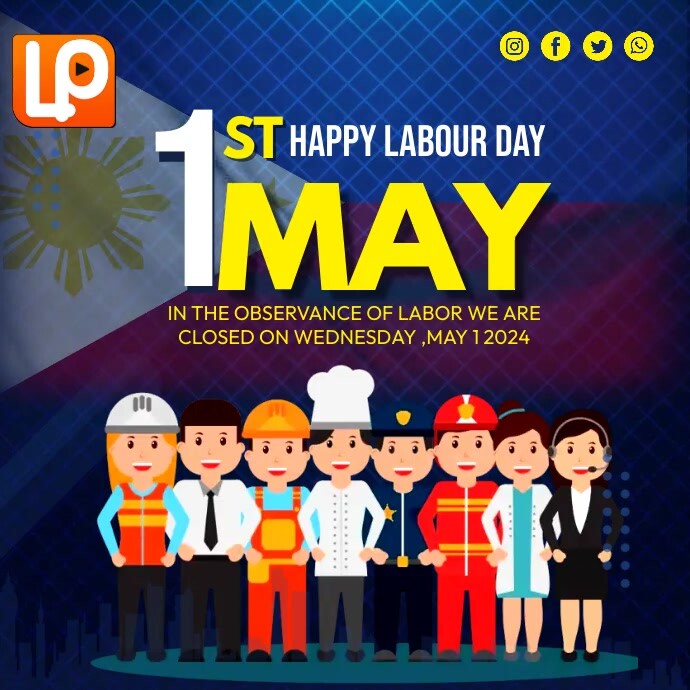 Philippines Labor Day Celebration Template PosterMyWall philippines-labor-day-celebration-template-postermywall