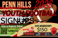 PHMFA football sign up flyer Label template