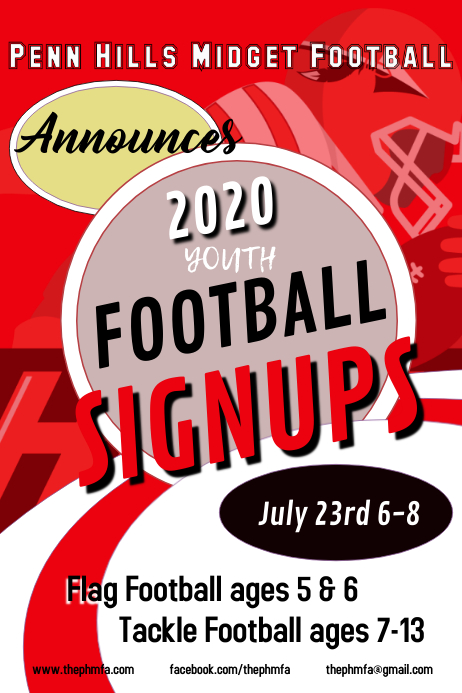 Programme Sign Up Poster PHMFA sign up flyer Template | PosterMyWall