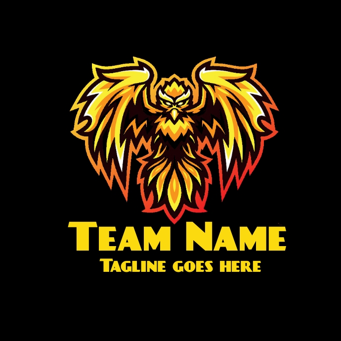 Phoenix logo, Gaming logo, esports template