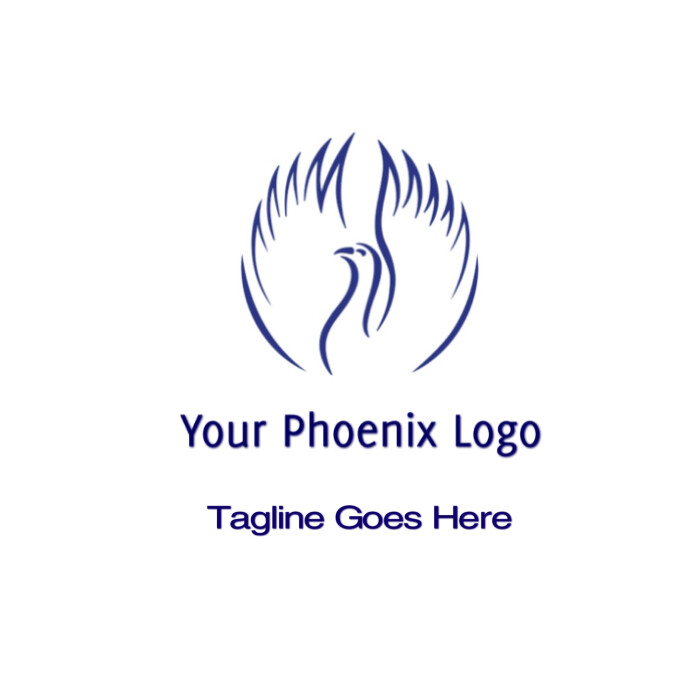Phoenix Logo Template PosterMyWall
