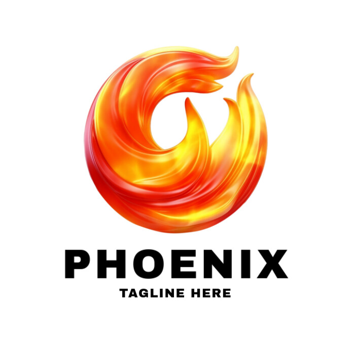 Phoenix Logo Template PosterMyWall