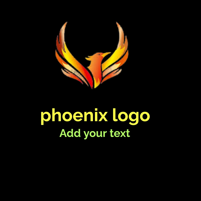 Phoenix Logo Template PosterMyWall
