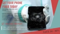Phone and Computer Repair Facebook Video Cover Template