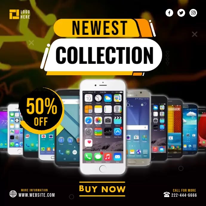 Phone Collection Poster Phone Collection Video Template | PosterMyWall