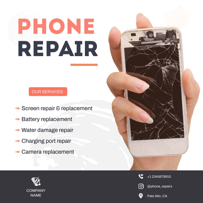 Copy of Phone device repair ad poster | PosterMyWall